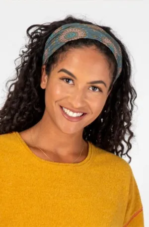 Boho Bandeau Navy Vines