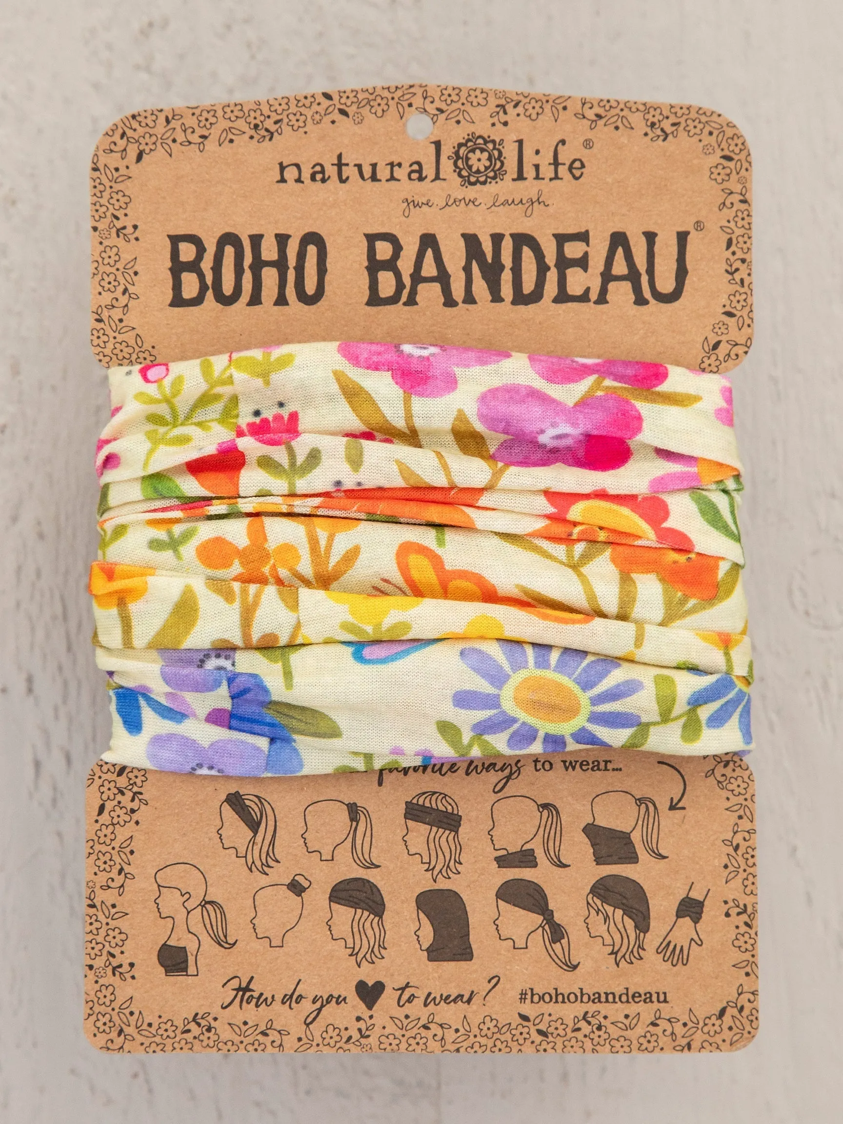 Boho Bandeau - Rainbow Floral