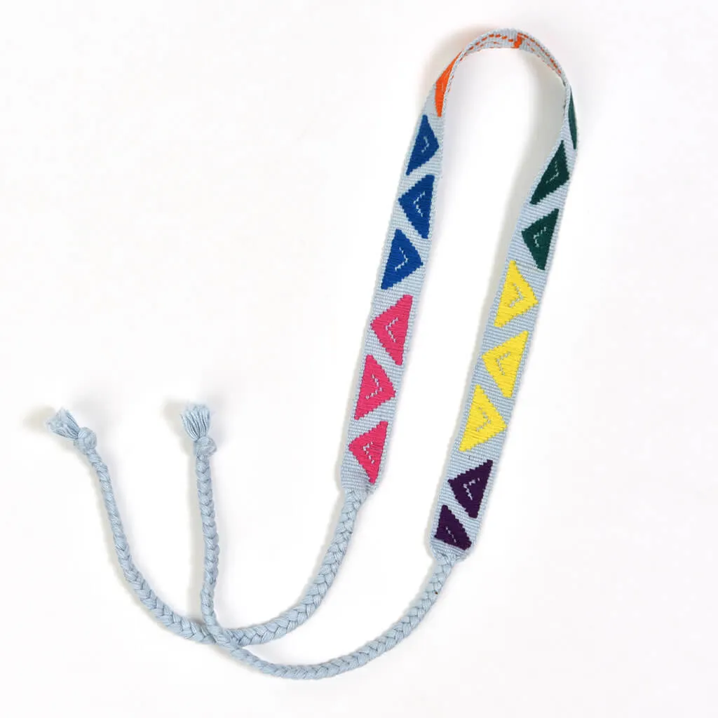 Boho Skinny Headband | Light Blue
