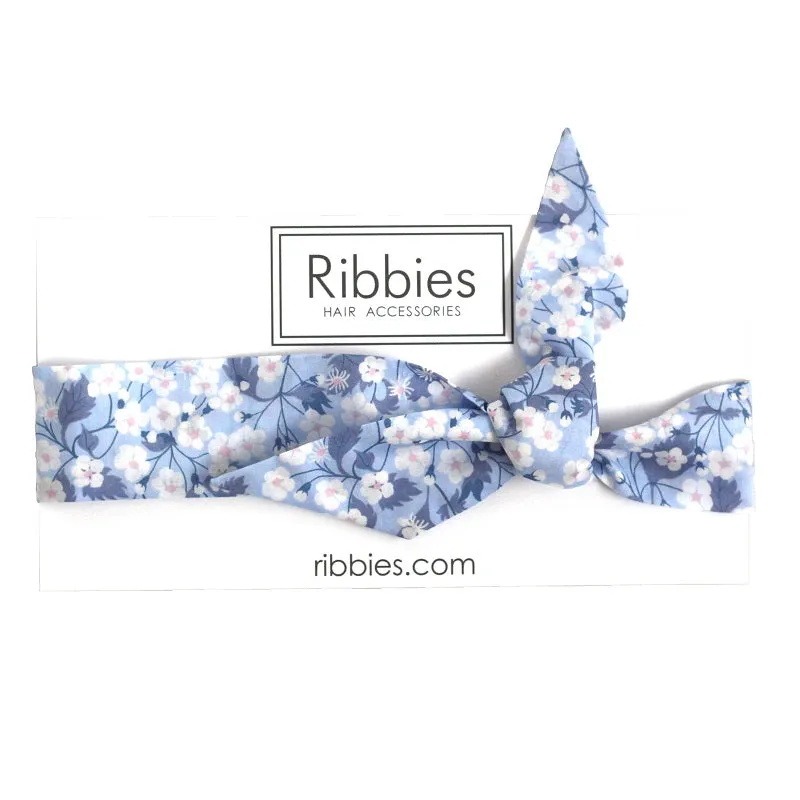 Bow Headband - Liberty - Mitsi Blue
