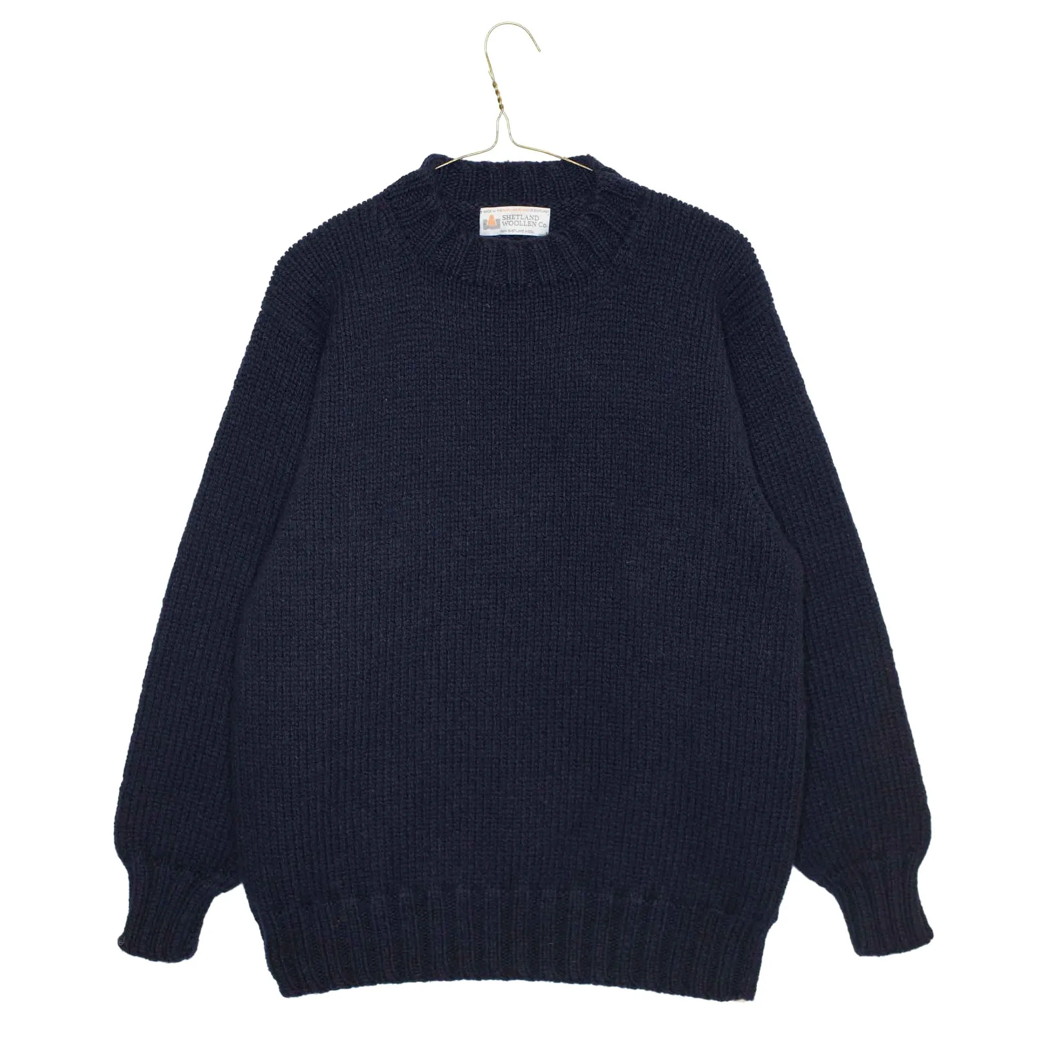 Chunky Shetland Crew Neck
