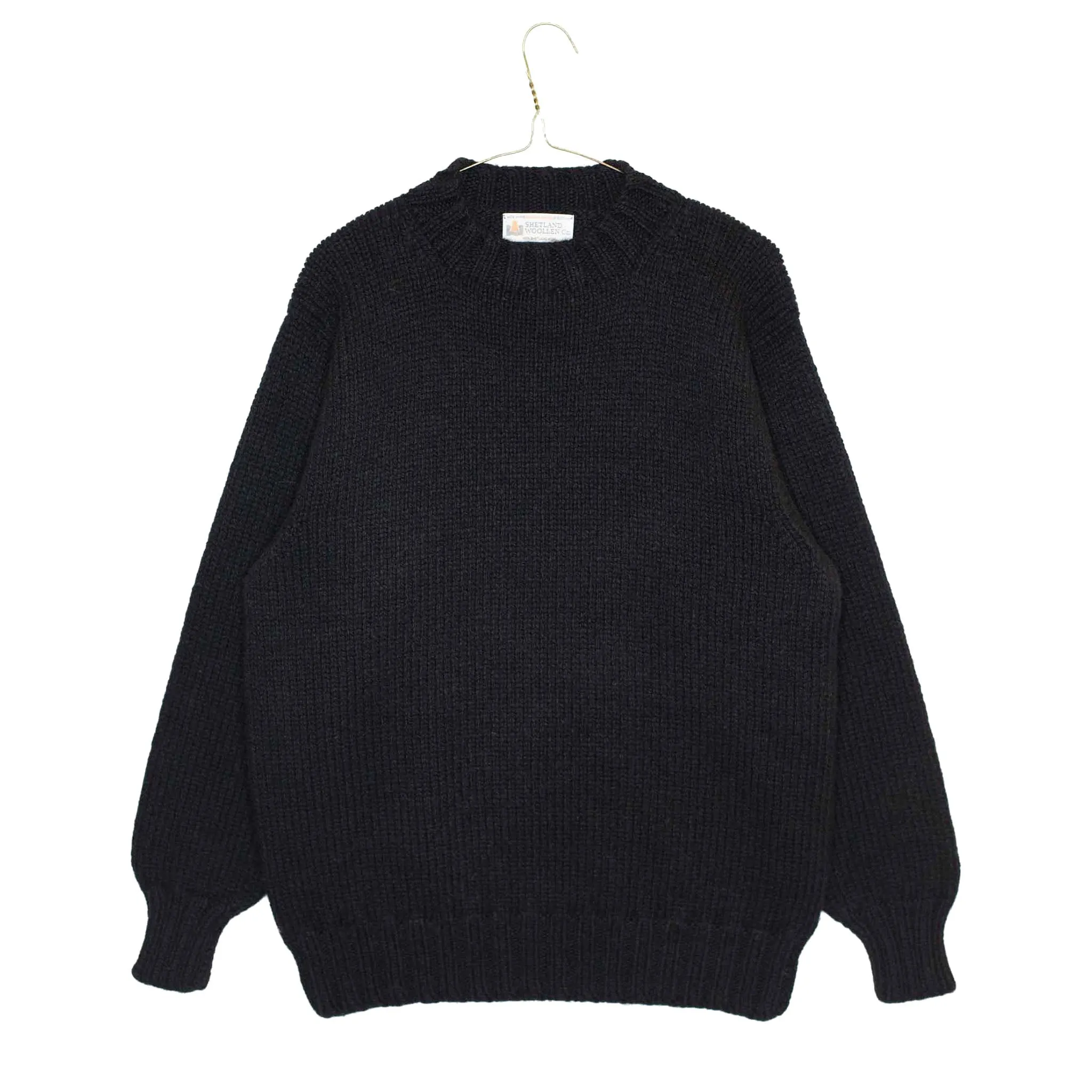 Chunky Shetland Crew Neck