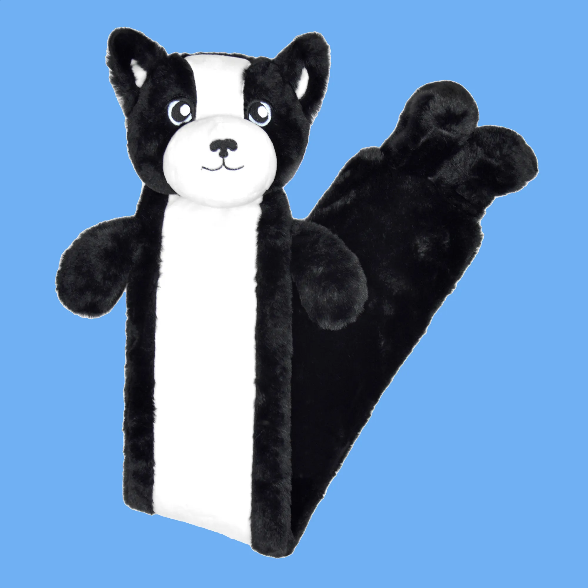 Extra Long 2L Hot Water Bottle with Plush Faux Fur Cover Durable Rubber for Muscle Pain Relief and Cosy Nights by OLIVIA ROCCO