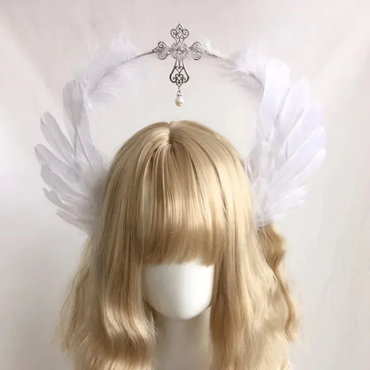Gothic Halo Crowns Headbands Handmade Headpiece