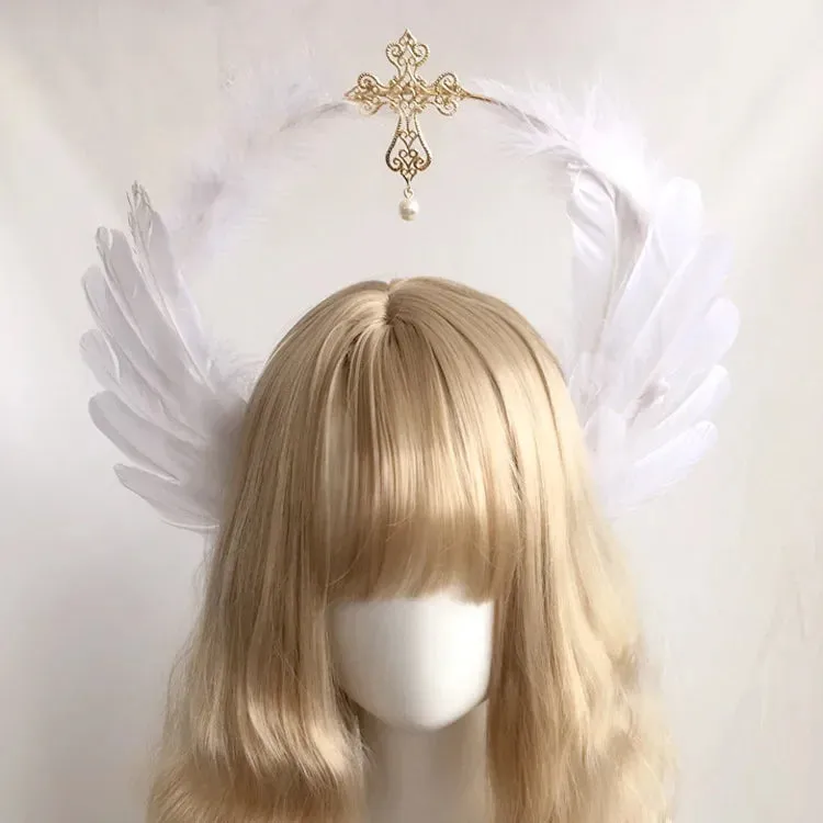 Gothic Halo Crowns Headbands Handmade Headpiece