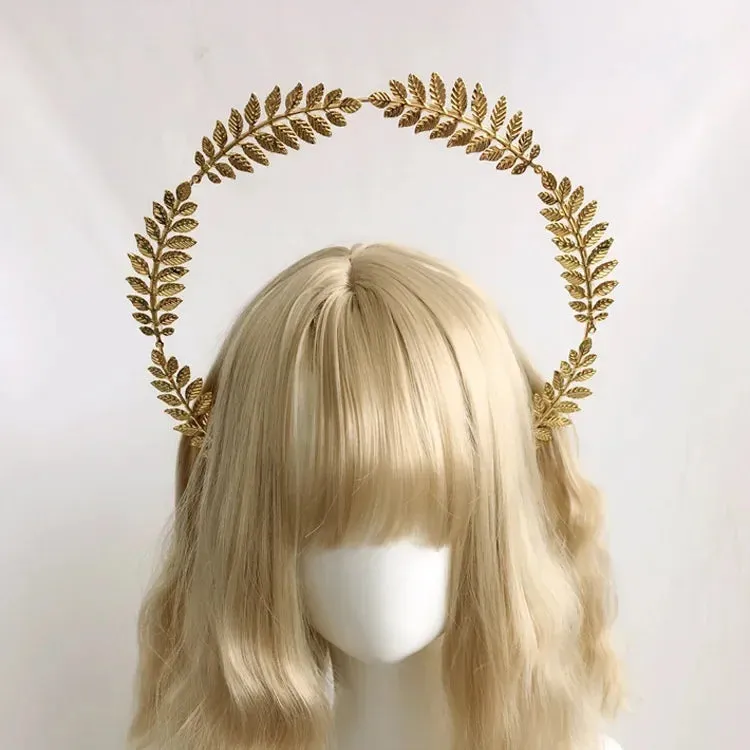 Gothic Halo Crowns Headbands Handmade Headpiece