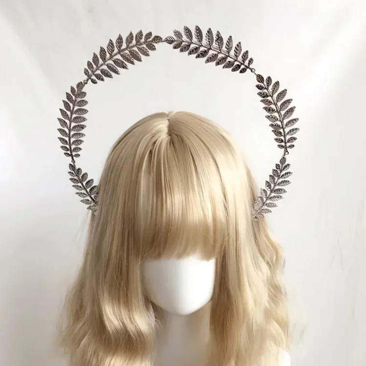 Gothic Halo Crowns Headbands Handmade Headpiece