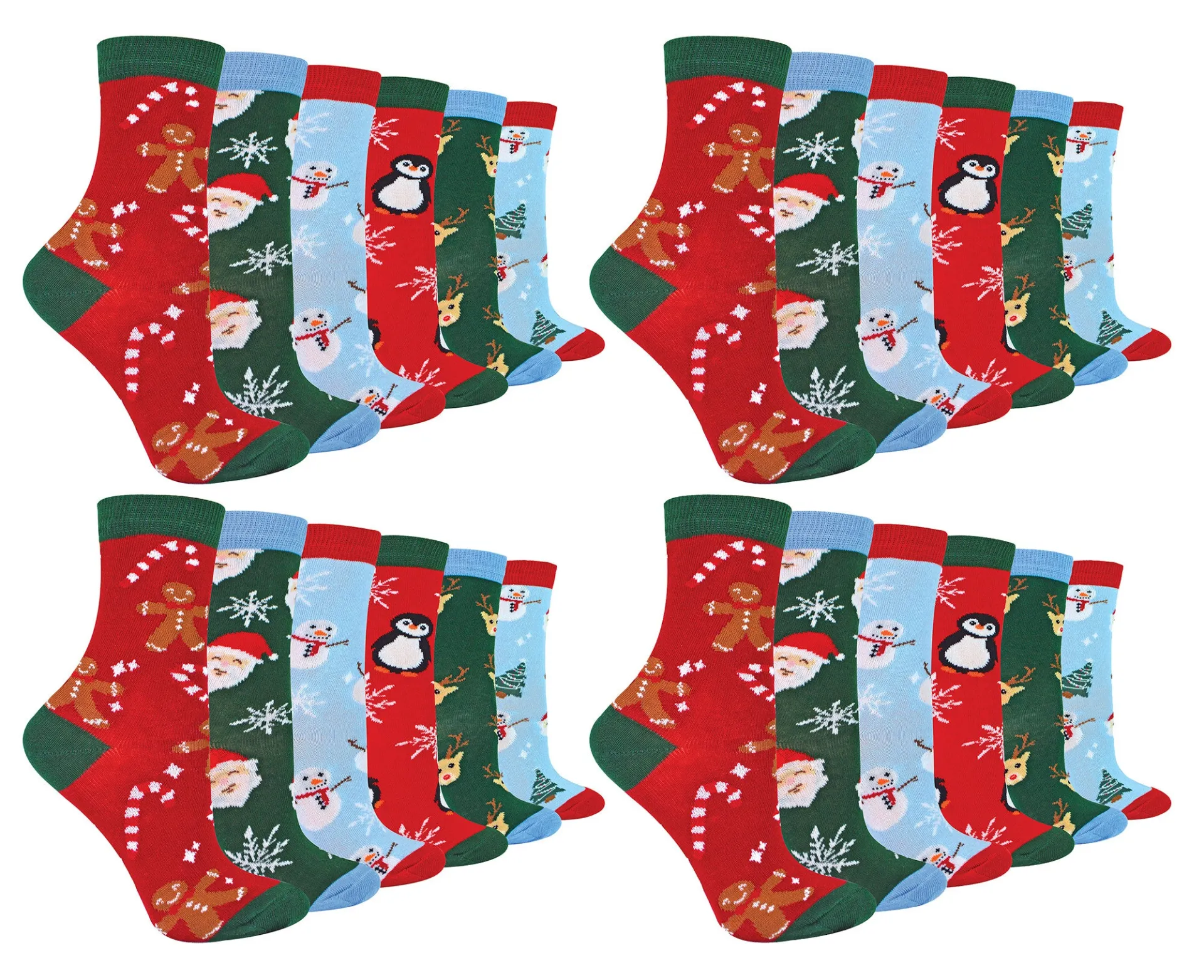 Kids Novelty Christmas Socks with Fun Patterns - Perfect Stocking Stuffers