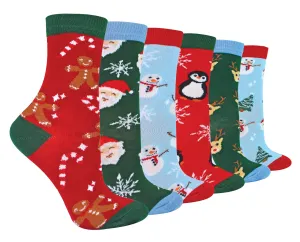 Kids Novelty Christmas Socks with Fun Patterns - Perfect Stocking Stuffers