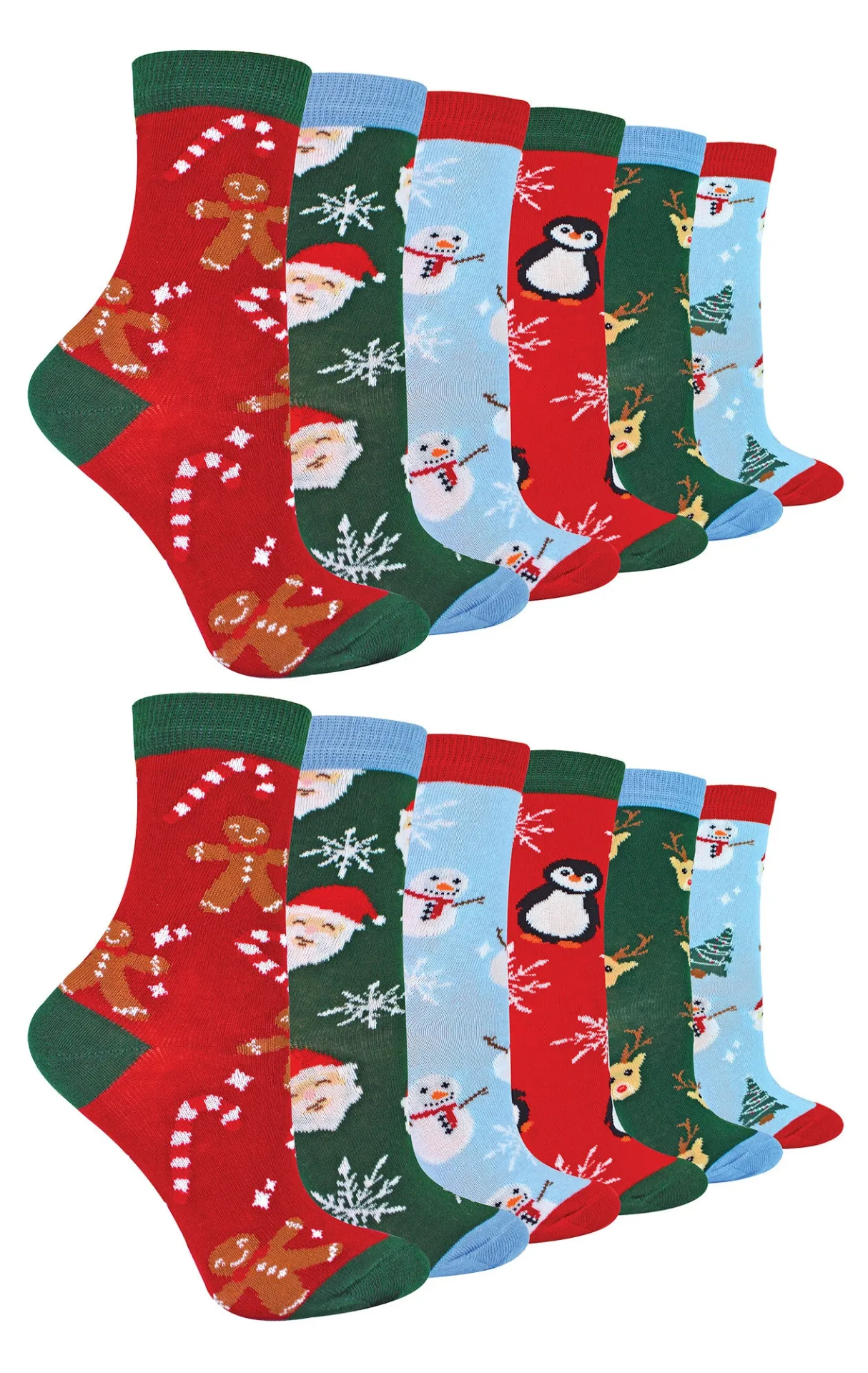 Kids Novelty Christmas Socks with Fun Patterns - Perfect Stocking Stuffers