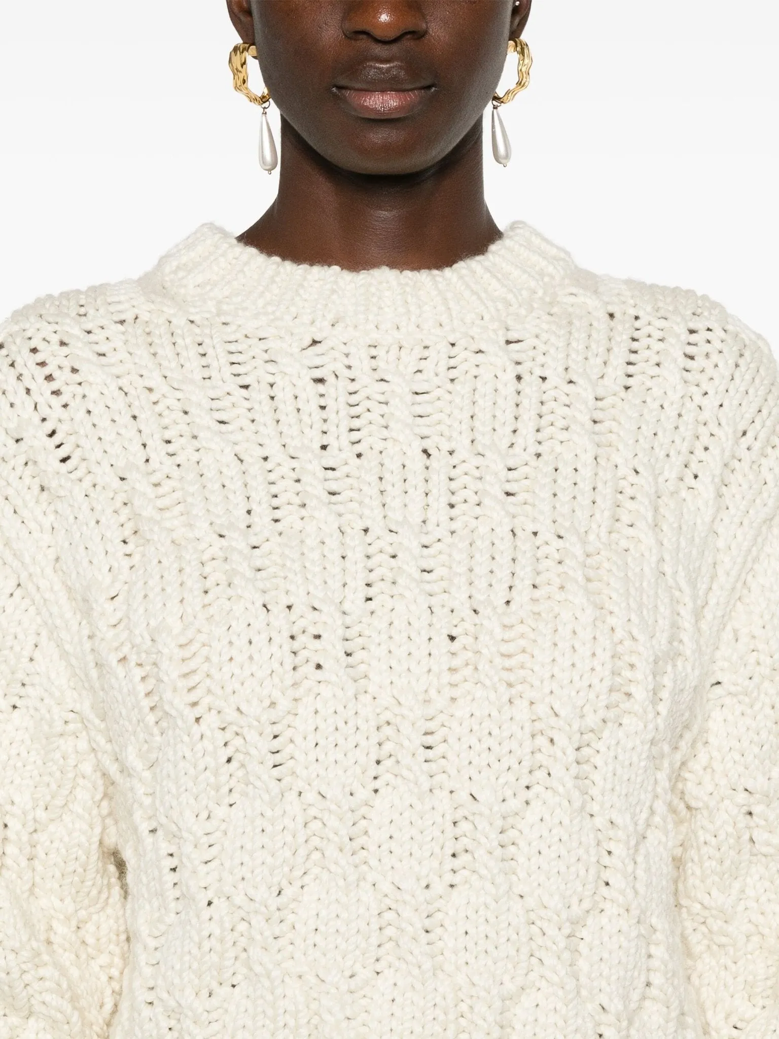 logo-plaque sweater