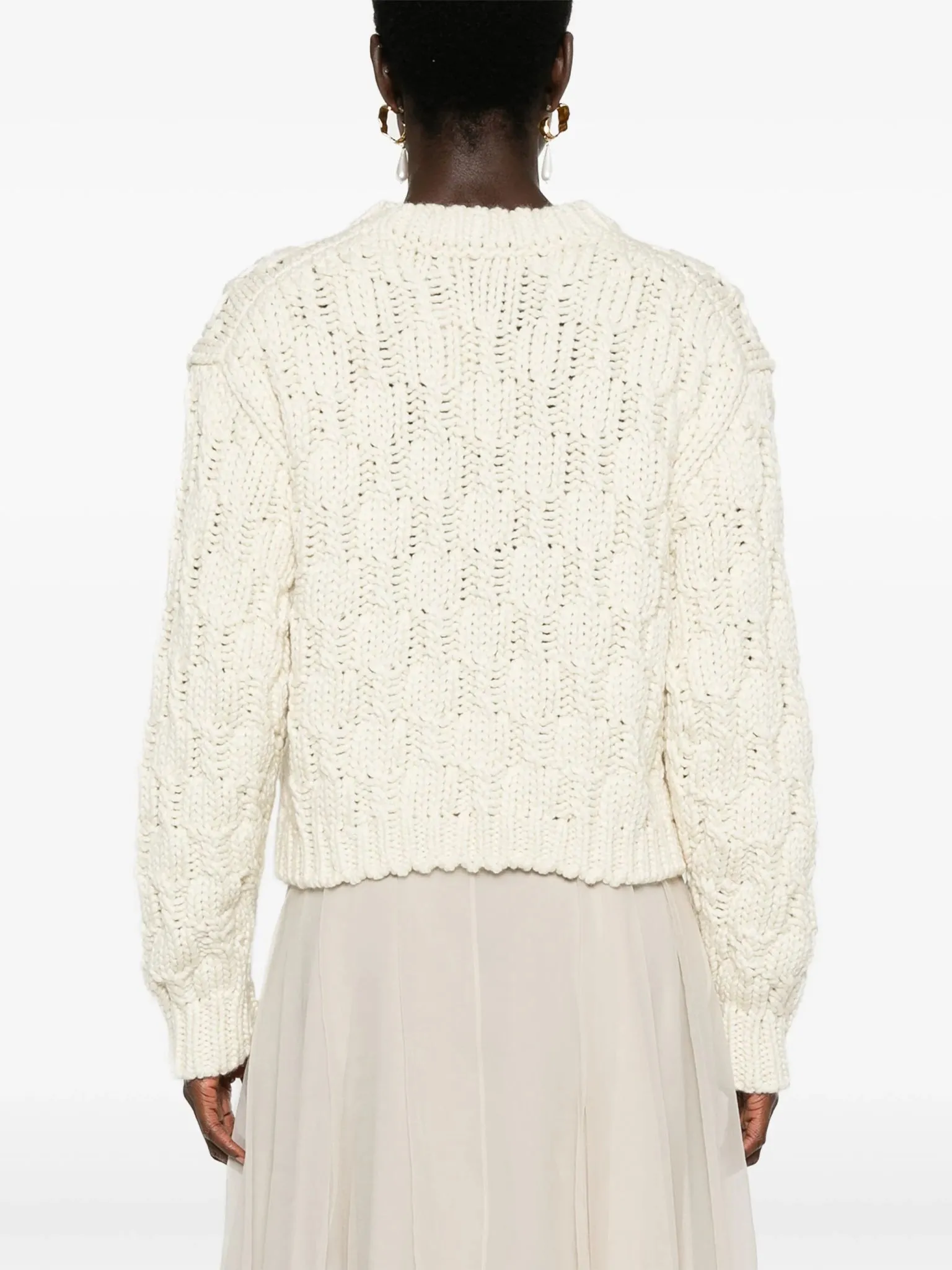 logo-plaque sweater