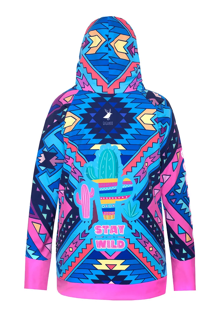 Lucha Libre women's snowboard hoodie - water repellent GAGABOO