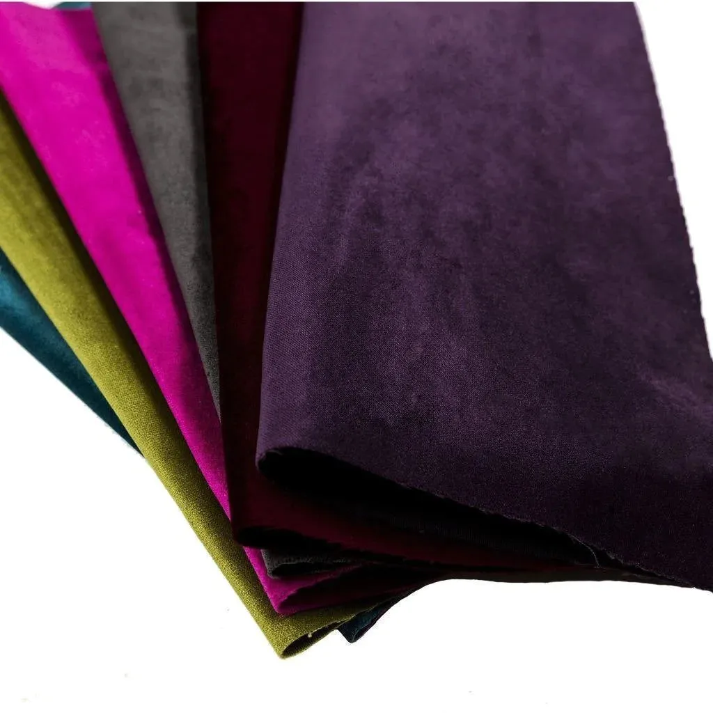 Matt Emerald Green Velvet Roman Blind