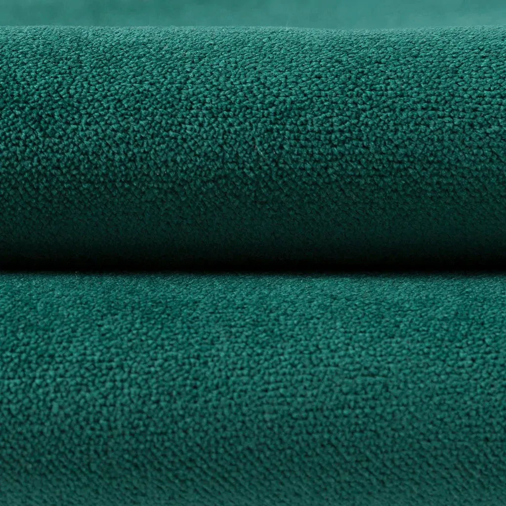 Matt Emerald Green Velvet Roman Blind