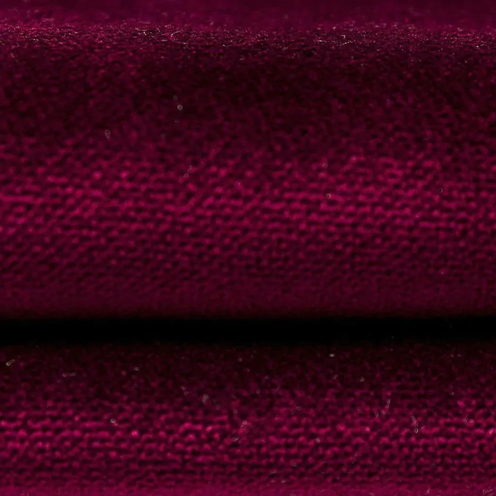 Matt Wine Red Velvet Roman Blind