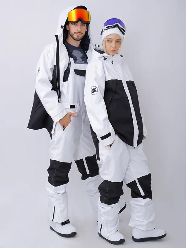 Men's Dawnski Alpine Ranger Snow Jacket & Bibs Colorblock Snowsuits