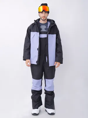 Men's Dawnski Alpine Ranger Snow Jacket & Bibs Colorblock Snowsuits