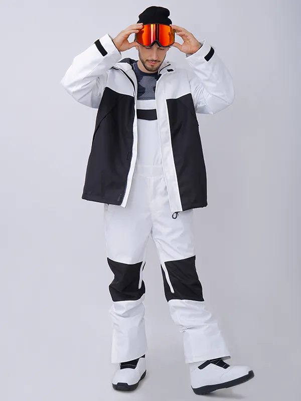 Men's Dawnski Alpine Ranger Snow Jacket & Bibs Colorblock Snowsuits