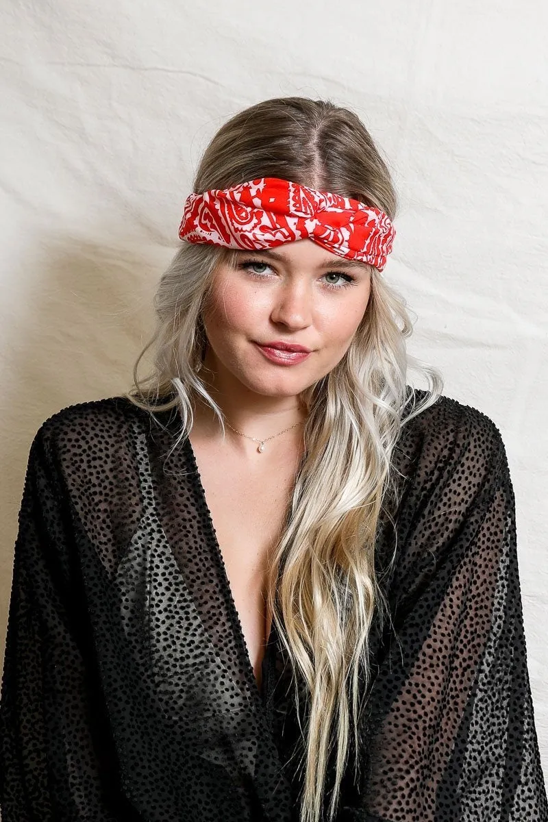 Paisley Boho Head Wrap