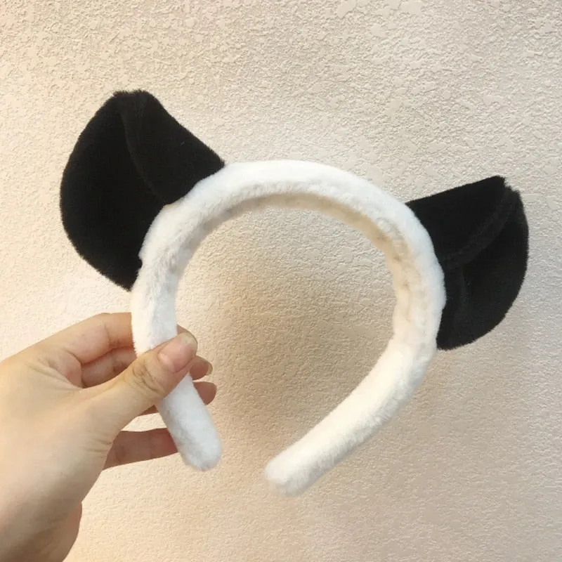Plush Animal Ears Headband Costume Prop