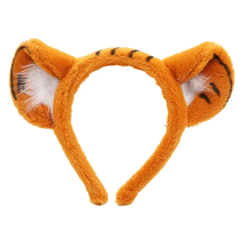 Plush Animal Ears Headband Costume Prop
