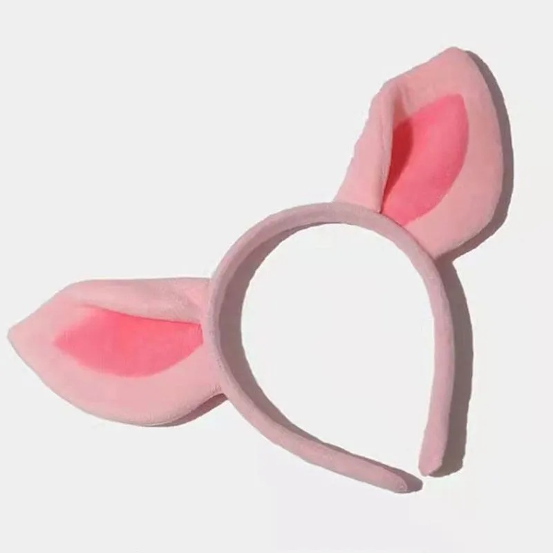 Plush Animal Ears Headband Costume Prop