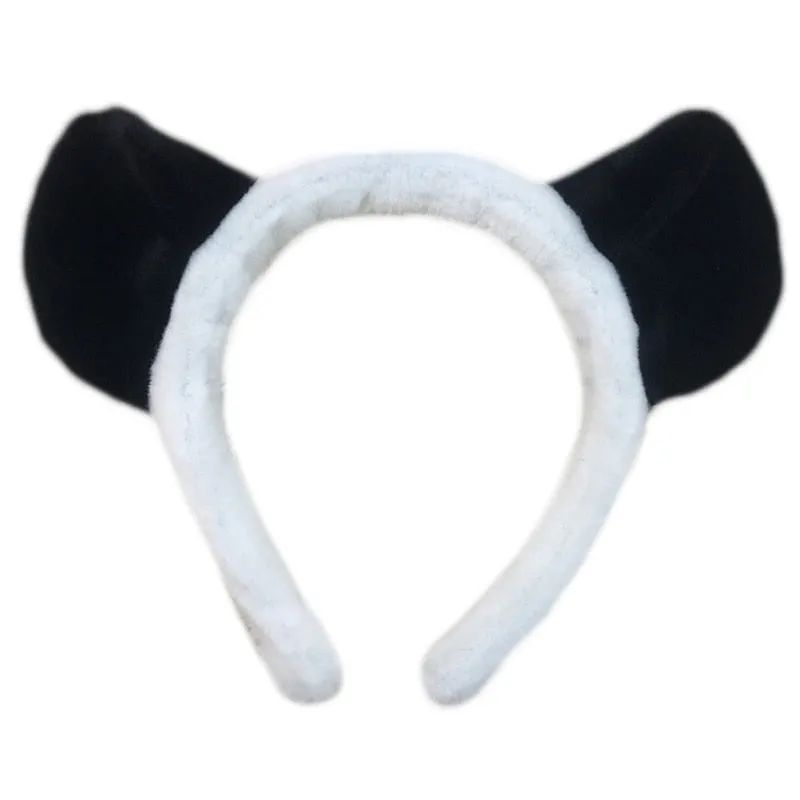 Plush Animal Ears Headband Costume Prop
