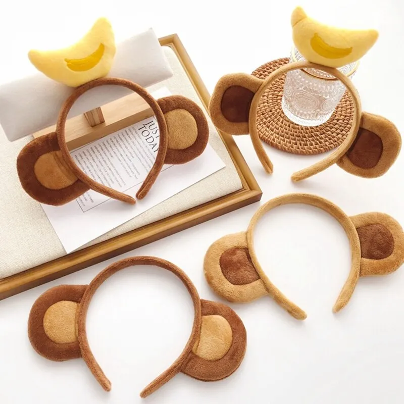 Plush Animal Ears Headband Costume Prop