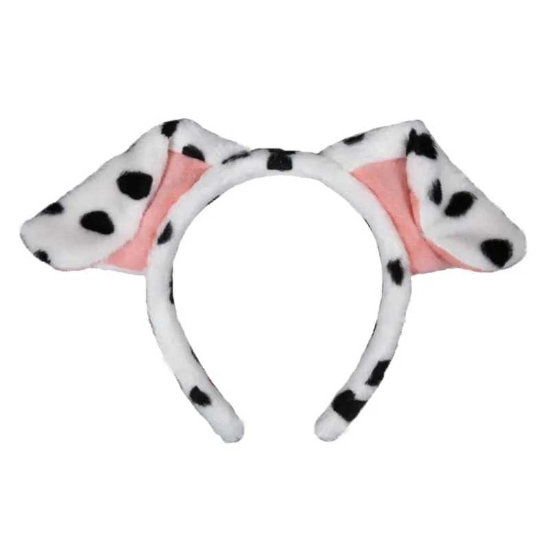 Plush Animal Ears Headband Costume Prop
