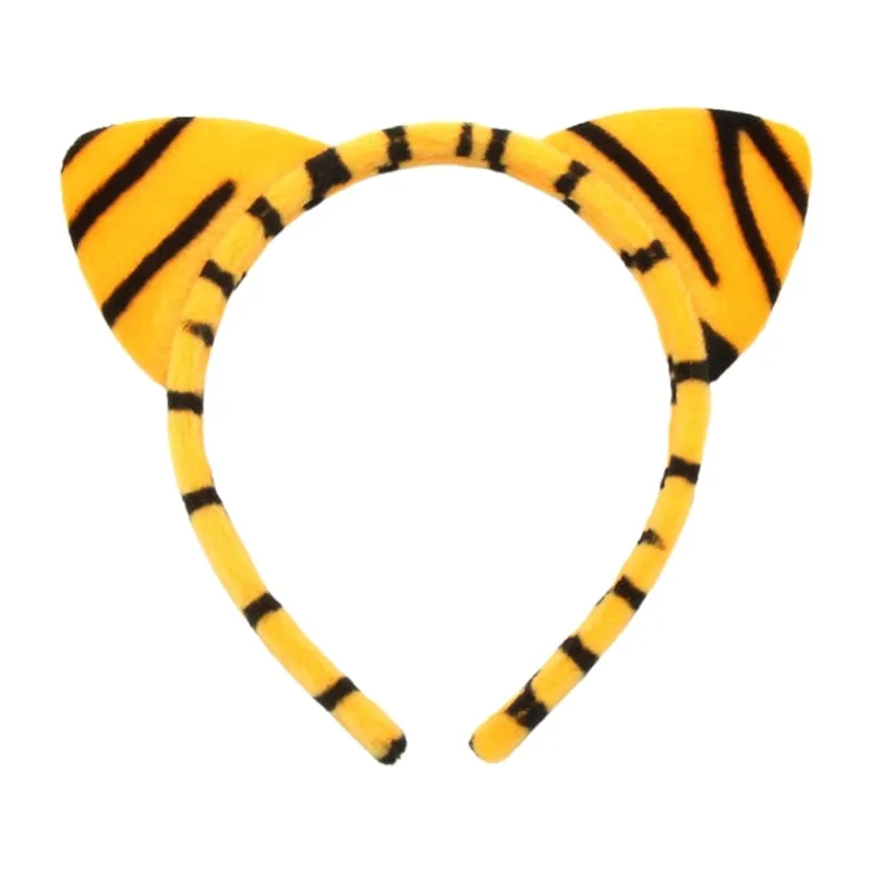 Plush Animal Ears Headband Costume Prop