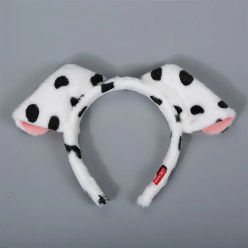 Plush Animal Ears Headband Costume Prop