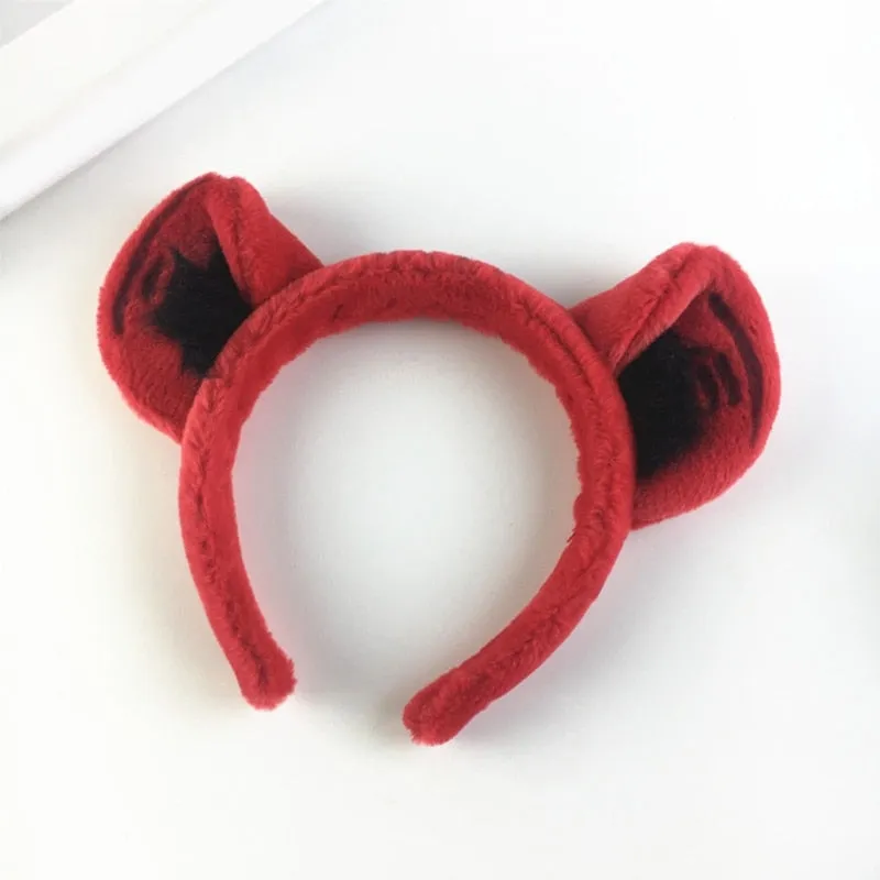 Plush Animal Ears Headband Costume Prop