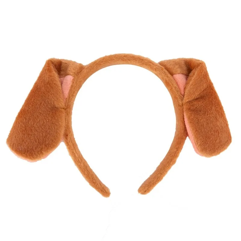 Plush Animal Ears Headband Costume Prop