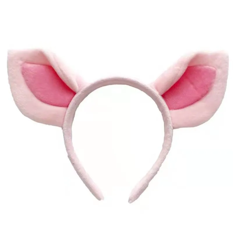Plush Animal Ears Headband Costume Prop