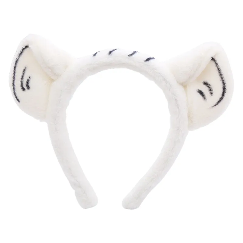 Plush Animal Ears Headband Costume Prop