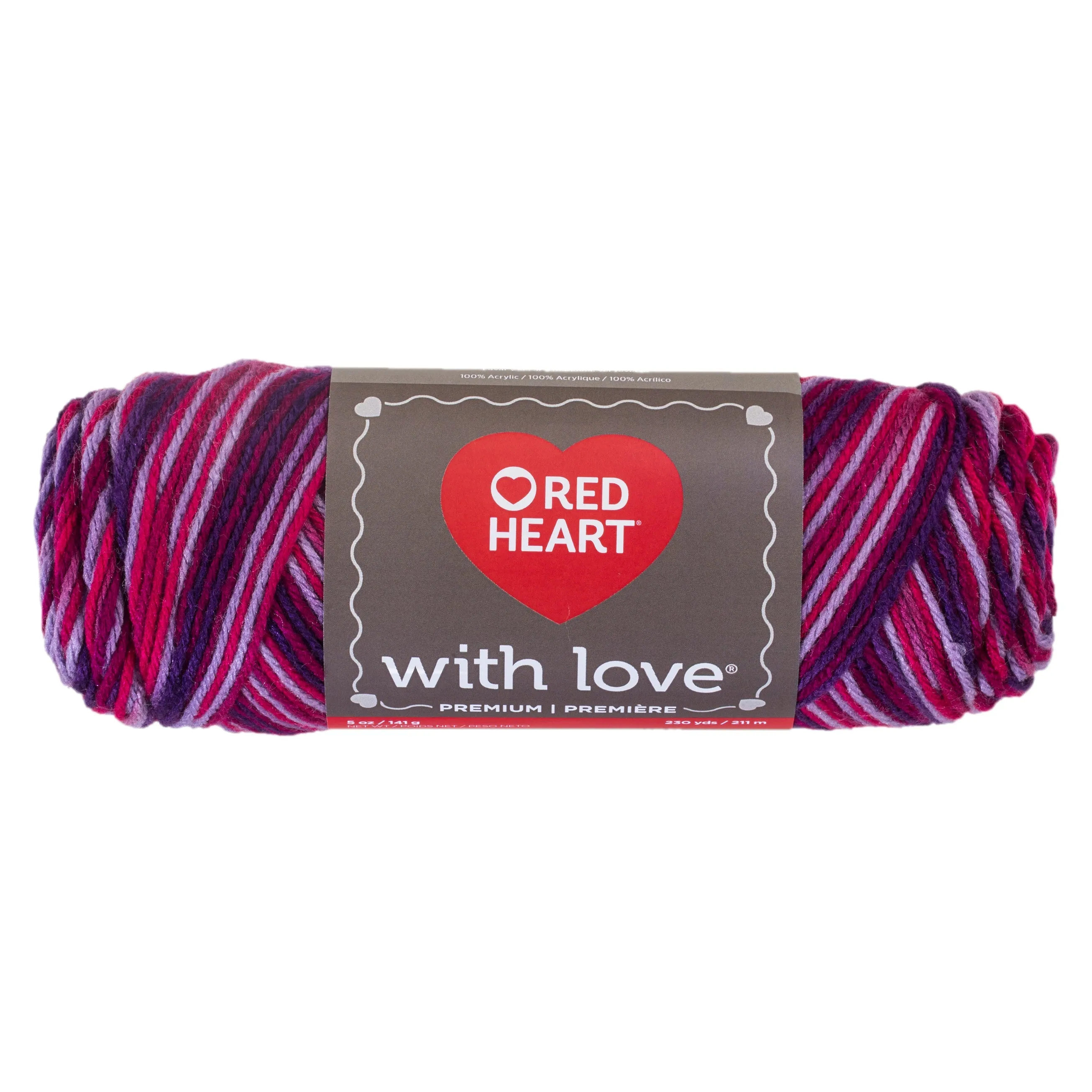 Red Heart With Love Yarn - Clearance shades