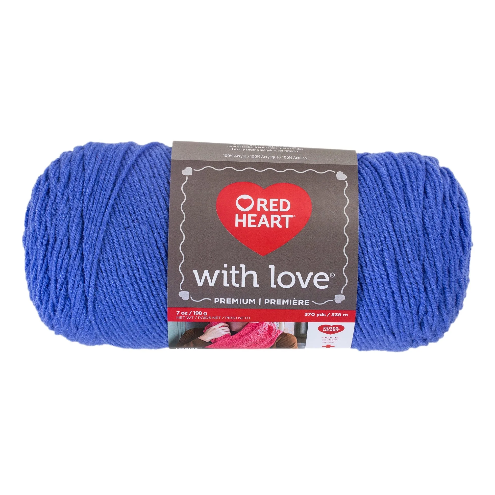 Red Heart With Love Yarn - Clearance shades
