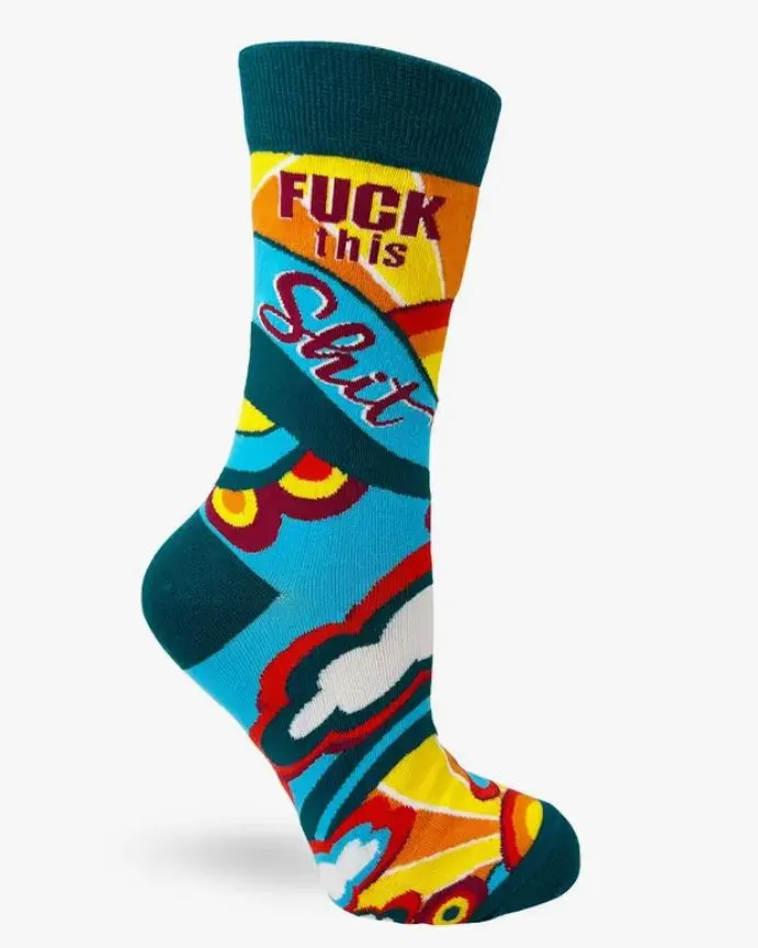 Socks - Fuck This Shit Ladies' Crew Socks